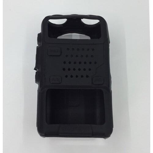 Silicone Rubber BAOFENG UV-5R Case Cover For Two Way Radio Baofeng UV 5R bumper UV-5RE plus Walkie Talkie Parts uv5r Accessories