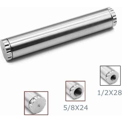 FUEL TRAP/SOLVENT FILTERS 1"X6" FOR .22lr (Overall Length 6"+/-0.05") ANODIZED BLACK or SILVER, Napa 4003 Wix 24003, CN/US STOCK