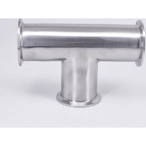 51mm Pipe OD x 2" Tri Clamp Tee 3 Way SUS 304 Stainless Steel Sanitary Fitting Homebrew Beer Wine Diary Product