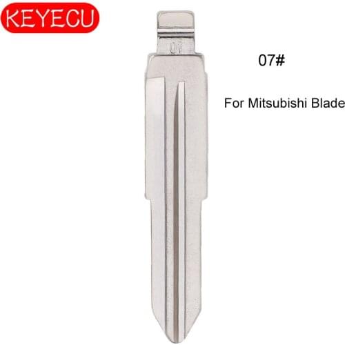 KEYECU 10PCS KEYDIY Universal Remotes Flip Blade 07# ,MIT11RFH for Mitsubishi, Citroen, Peugeot