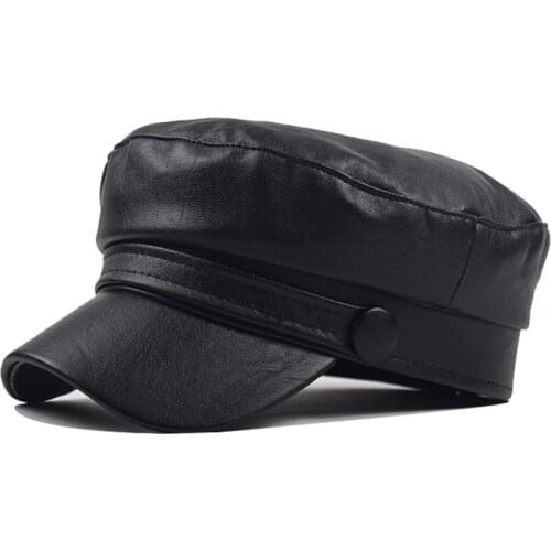 High Quality Casual Military Caps Man Woman Cotton Beret Flat Hats Captain Cap Trucker Vintage Black Sport Dad Bone Male hat