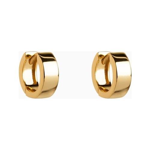 AIDE 925 Silver Huggie Earrings For Women 2021 Trend Gold Hoop Earring Fashion Jewelry Pendientes Brincos Aretes Joyero Gifts