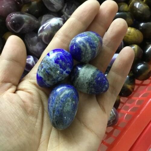 1pc Natural Lapis Lazuli Stone Yoni Egg gemstone crystal Healing Egg
