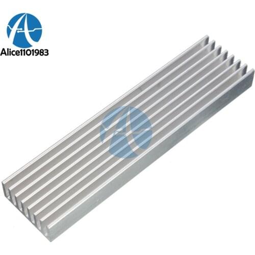 100x25x10mm Aluminum Heat Sink Cooling LED Power IC Transistor For Computer Board Motherboard MOS Tube TO-3P Large Power Tube