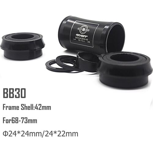 BB30 GXP 22 Adapter Press Fit Bicycle Bottom Brackets Axle for MTB Road bike parts Prowheel 24mm Crankset chainset