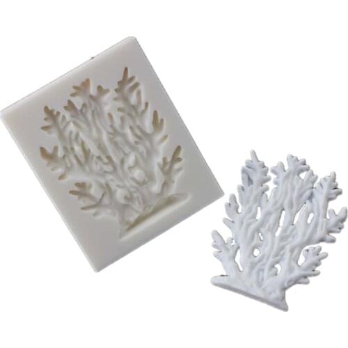 Coral Sugarcraft Sea Silicone Mold Fondant Mold Cake Decorating Tools Chocolate Mold H699
