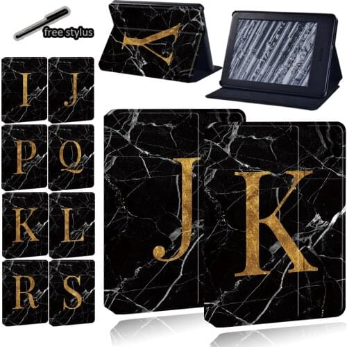 For Amazon Kindle Paperwhite 4/1/2/3/ Amazon Kindle 10th Gen/Kindle 8th Gen Leather Stand Protective Case + Stylus