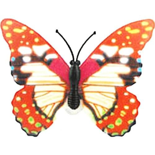 Butterfly Lamp Creative Decoration ABS Color Changing LED Night Light Living Room Car Ornament