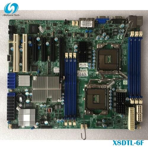 100% Working server Motherboard for X8DTL-6F 1366 X58 Fully Tested