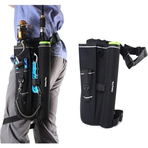 Multifunctional Fishing Rods Bags Fishing Tools Leg Waist Bag Drop Pouch Fishing Rod Lures Reel Holder Storage Bags Case Pesca