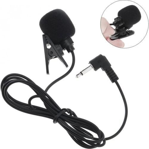 Portable Universal 3.5mm Mini Headset Microphone Lapel Lavalier Clip Microphone for Lecture Teaching Conference