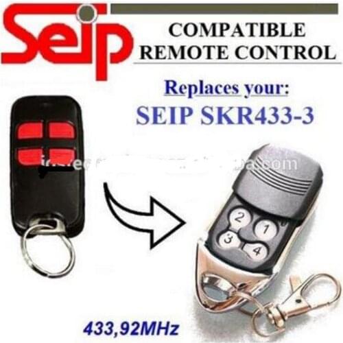 SEIP SKR433-3 garage door replacement remote control rolling code 433,92mhz good