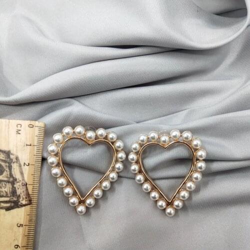 2019 Pendientes Jewelry Temperament Joker Fashion Restoring Ancient Ways People 925 Needles Heart-shaped Earrings Female D21