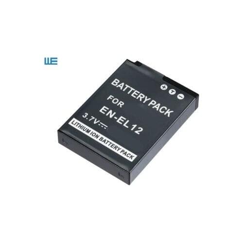 10pcs/Lot. EN-EL12 EL12 Camera Battery for Nikon Coolpix S6100 S6000 S800c S1000pj S1100pj S1200pj AW100 AW110 AW120 A900 W300