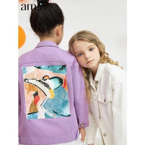 Джинсовые куртки для девочек Amii China At AliExpress