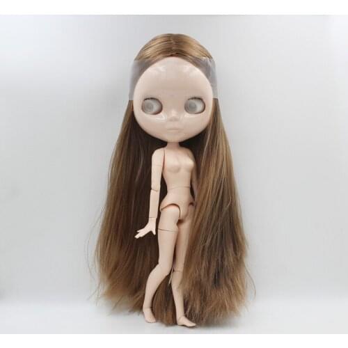 Free Shipping big discount RBL-720EJ DIY Nude Blyth doll birthday gift for girl 4color big eye doll with beautiful Hair cute toy