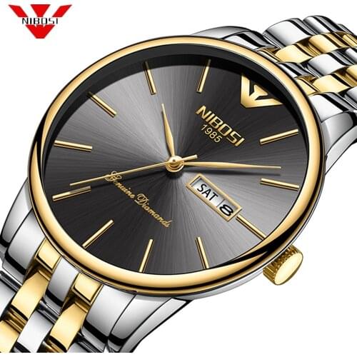Relojes NIBOSI Business Quartz Men Watch Fashion Simple Watch Watches Waterproof Wristwatch Relogio Masculino Man Watch 2018