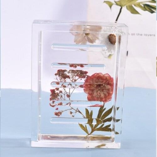 DIY Soap Storage Box Silicone Mould Handmade Crafts Making Tool Crystal Epoxy Resin Mold