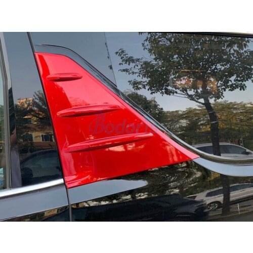 For Toyota Alphard VELLFIRE 30 2016 2017 2018 2019 3 Color Stainless steel Window B Pillar Garnish Moulding Trim Car Accessories
