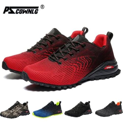 New Mesh Breathable Hiking Shoes Size 39-50 Mens Sneakers Outdoor Trail Trekking Mountain Climbing Sports Shoes For Male Summer