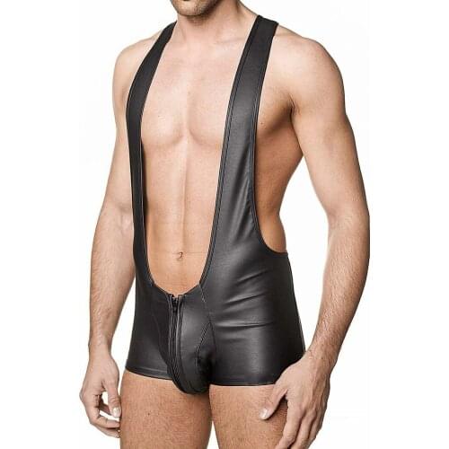 Mens Wrestling Singlet Lingerie Bodysuit Pouch-Short RALF Sexy Hot Teddy Underwear Body Suit Night Erotic Lingerie W850562