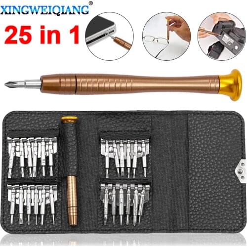 Screwdriver Set 25 in 1 Multifunctional Opening Repair Tool Set Precision Screwdriver For Phones Tablet PC