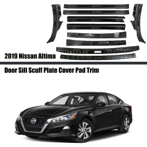 For Nissan Altima 2019 2020 High-Quality Stainless Steel Trunk Tread Plate Trim Scuff Plate/Door Sill Door Sill Car Accessories