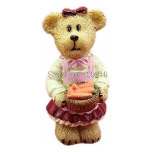 Wholesale!!!1pcs Bear Mother (R0757) Silicone Handmade Soap Mold Crafts DIY Mold