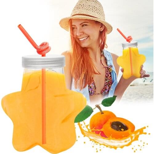 Plastic Star Shaped Bottle Drink Cup Water Wine Bottle Party Home Decor Kitchen Accessories Mini Tools для кухни Посуда Cocina