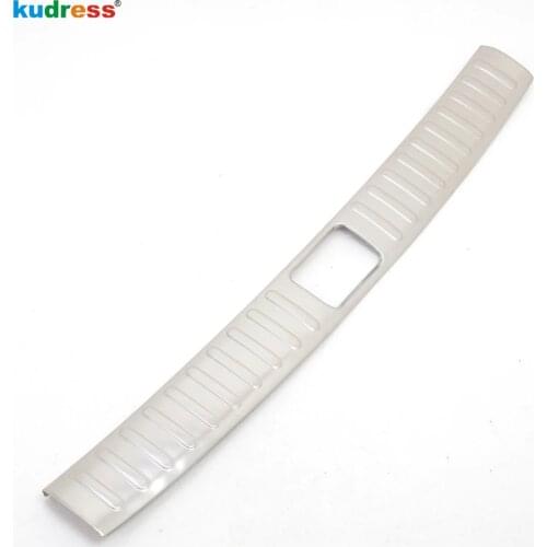 For Hyundai Tucson 2016 -2018 Stainless Steel Interior Rear Bumper Protector Sill Trunk Tread Plate Threshold Pad Pedal Car Trim