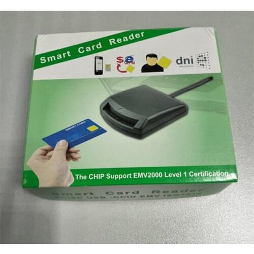 Smart Card Reader ISO7816 PC/SC USB-CCID EMV SIM The Chip support EMV2000 Level 1 Certification For Contact Memory Chip Writer