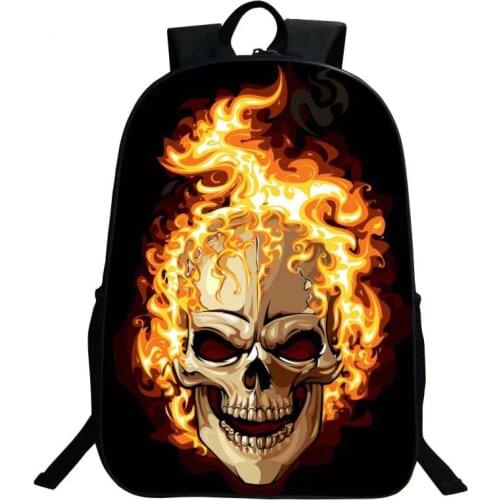 School backpack grade Skull head new school bag creative student backpack middle school elementary Mochilas