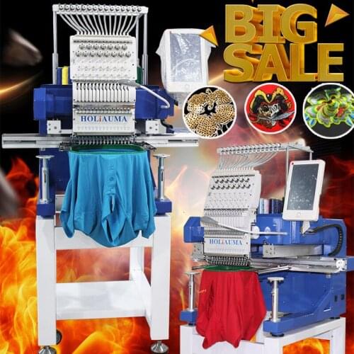 Chenille/3d/flat/chain stitch embroidery machine automatic single head digital computerized embroidery machine with dahao system