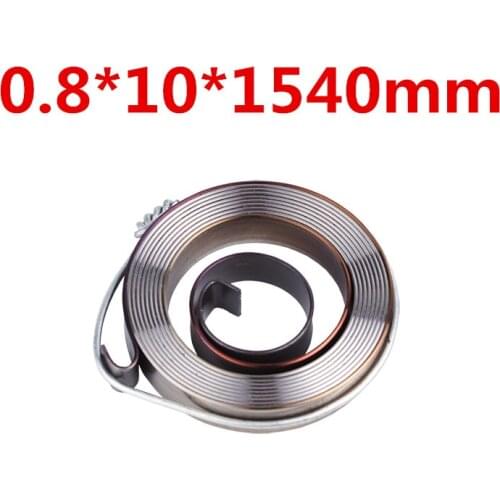 1PCS Volute Spiral Spring Flat Spiral Spring Power Torsion Spring for Drilling Machine, 0.8*10*1540*60mm