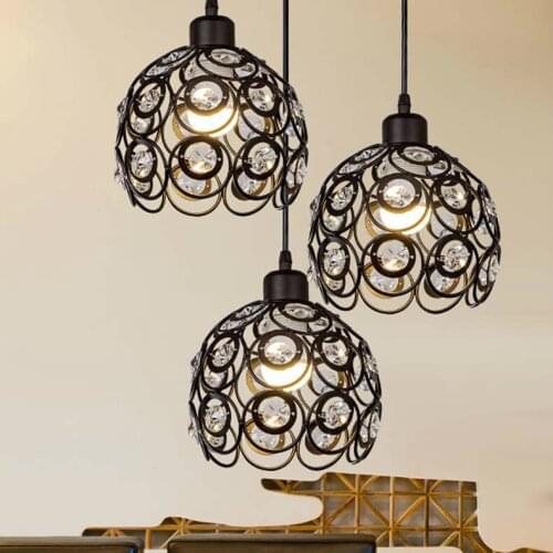 Mediterranean single bird pendant light dining room lamp study bar suspension luminaire