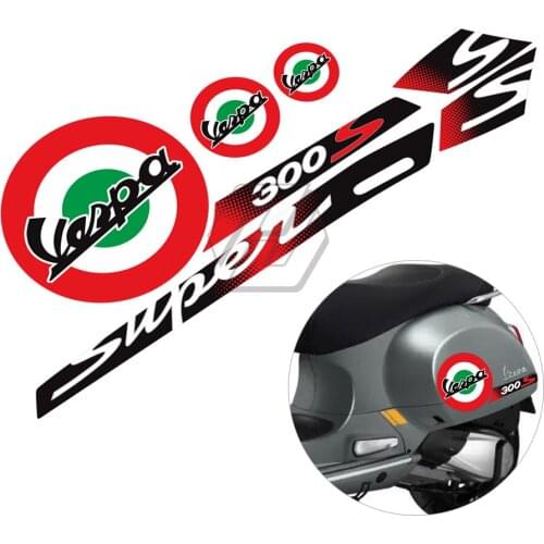 Motorcycle Decal Case for Piaggio Vespa GTS 300 Super Sport Reflective Sticker