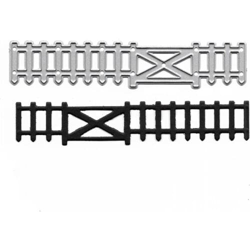 Fence Dies Cut Faca De Corte Scrapbook Card Making Album Decor DIY Crafts Clear Stamps Cutting Stencils And Embossing New 2021