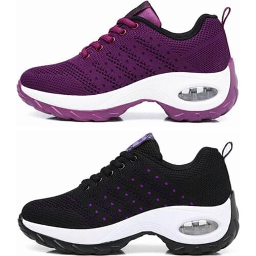 2020 breathable shoes women Sports Air Sole Running Shoes Sneakers Outdoor Walking Jogging Trainers Flying Weaving Leisure Shoes