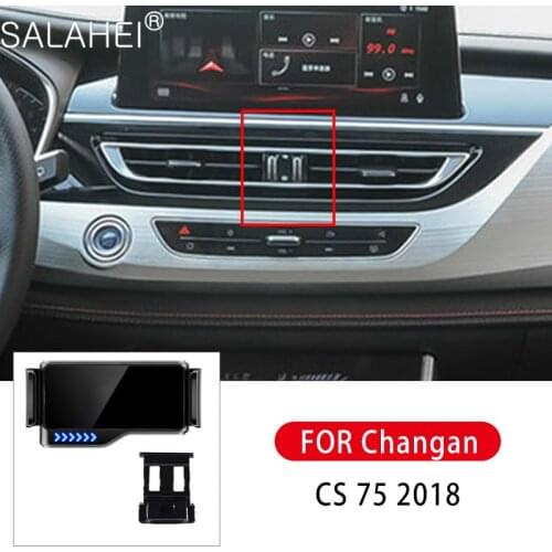 1pc NEW Car Mount For Mobile Phone Holder Car Air Vent Clip Stand Cell phone Intelligent Support Car Goods For Changan CS 75 18