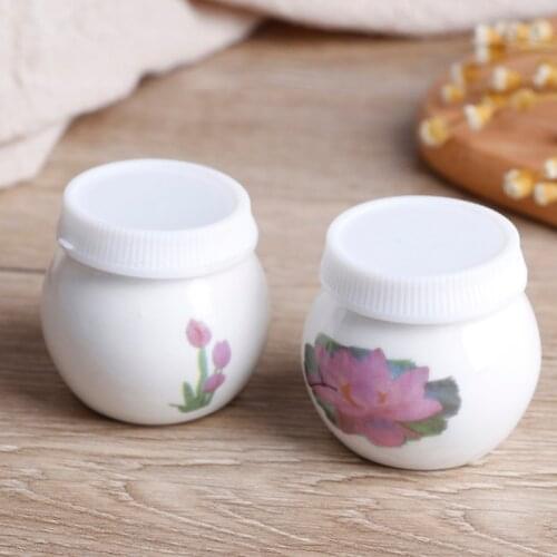 1Pcs Clear Ceramic Nail Cup Flower Print Ceramic Glass Liquid Glass Powder Dappen Dish Crystal Glass Cup For Acrylic Nail Art