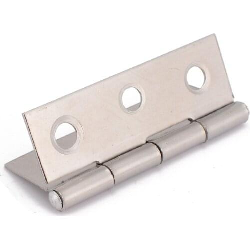 10pcs/set Stainless Steel Kitchen Cabinet Door Hinge Furniture Accessories Jewelry Wooden Box Hinges