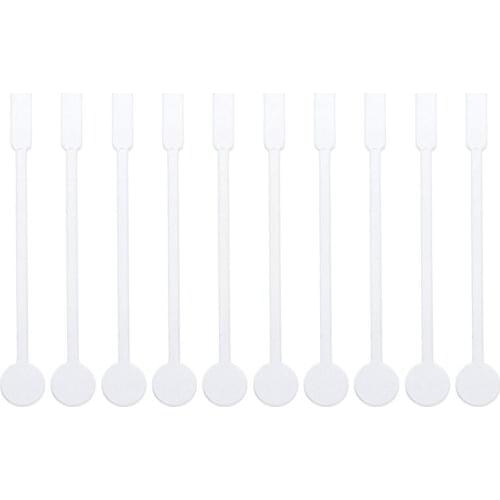 10pcs Plastic Transparent Mix Stick Rod Epoxy Resin DIY Tools Cosmetic Spatulas