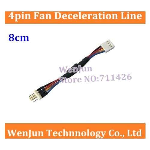 DHL/EMS Free Shipping 4PIN CPU Fan Deceleration Line Fan Resistor Cables For Computer Desktop Accessories