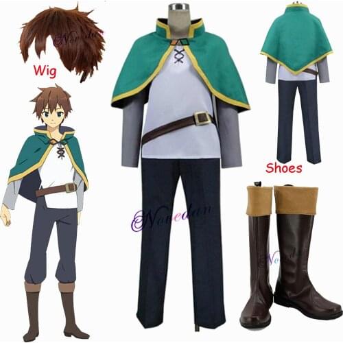 Anime KonoSuba Gods Blessing On This Wonderful World Cosplay Costumes Satou Kazuma Cosplay Halloween Kono Subarashii Sekai Ni