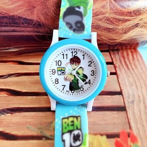 Popular childrens pentium silicone printing with quartz watch boy pupils leisure wrist watch