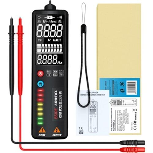 BSIDE ADMS1 Digital Multimeter Voltage Detector Tester Multimetetro Voltmeter DC/AC 400V DMM Ohm Hz Continuity NCV Test
