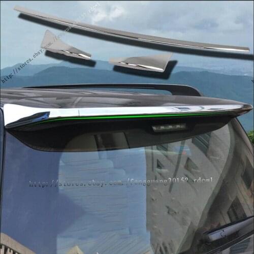 For Toyota Land Cruiser LC200 2008-2021 ABS chrome Tail Decorative strips 3pcs