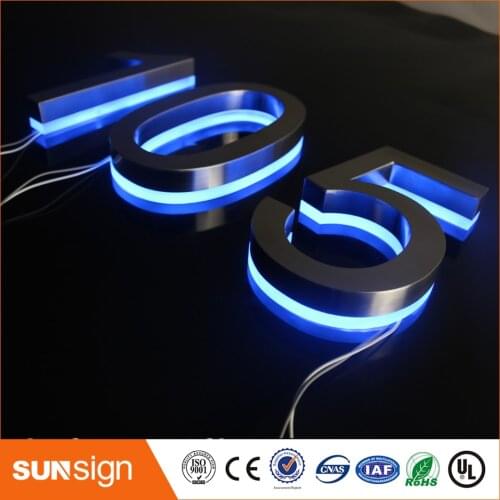 H 20cm 3D outdoor backlit advertising led letter backlit shop signs