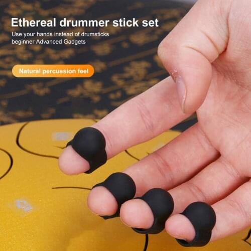 Wear-resistant Portable Drum Knocking Finger Picks Cover for Musical Beginner