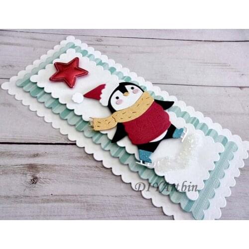 Penguin Metal Cutting Dies Photo Album Embossing Die Paper Cards Making